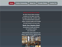 Tablet Screenshot of pilates-ny.com